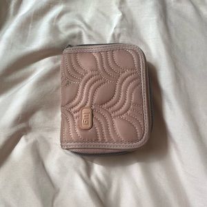 Contemporary Blush Pink Splits Wallet